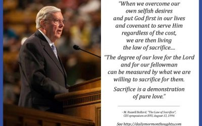 What is the Law of Sacrifice?