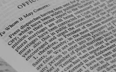 Did the Manifesto state that all plural marriages were to be discontinued?