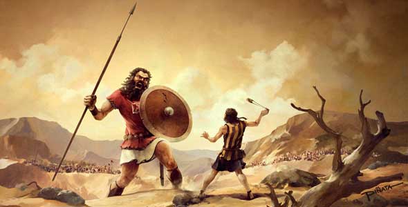 How old was David when he slew Goliath?
