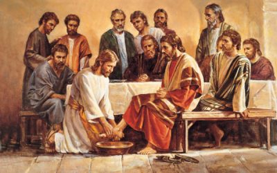 What was the significance of the washing of feet?