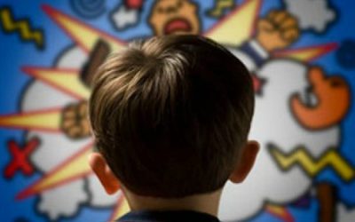 Why is emphasis on violence in the media not a great as pornography in the Church?