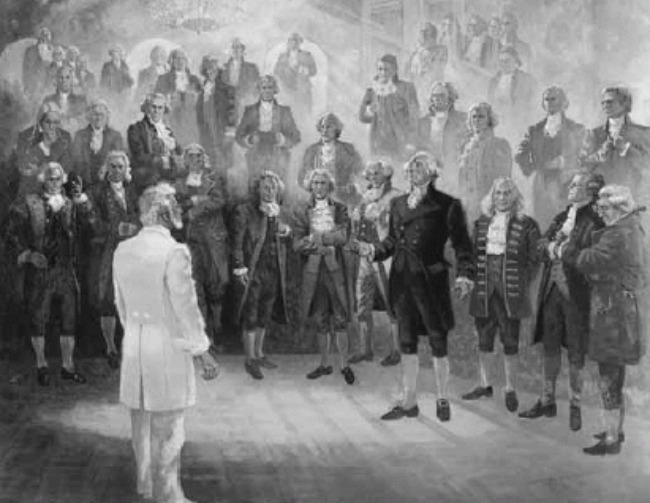Which of the founding fathers was the work not done for in the St. George Temple?