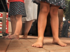Is it okay to go barefoot to church?