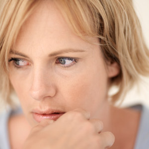 Worried woman