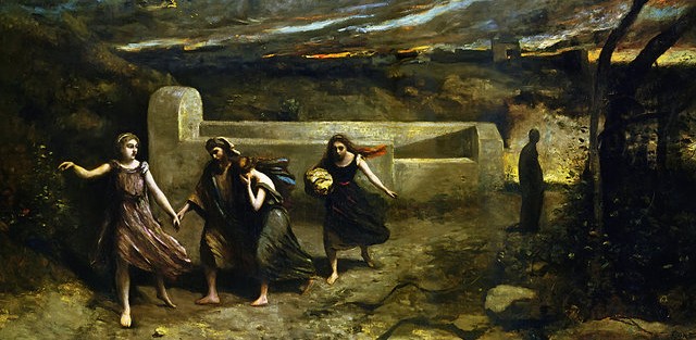 The Burning of Sodom by Camille Corot 1857