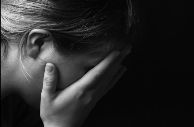 woman grieving