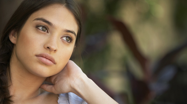 worried woman