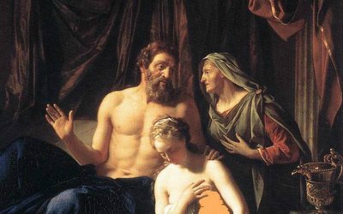 sarah brings hagar to Abraham2