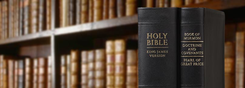 Holy Bible & Book of Mormon in a Library | Bible Verses About Priests & Priesthood Ordination | Ordanation Scriptures