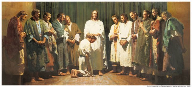 Painting Depicting Jesus Christ Ordaining the Apostles | What Did Jesus Say About Priests? | Priesthood Bible Verse Breakdown