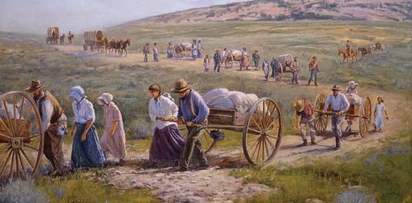 Why do we sing Come, Come Ye Saints if the scriptures warn us about saying all is well?