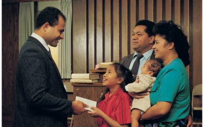 Can one who was excommunicated and restored to full membership hold leadership positions?