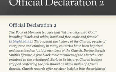 What is the difference between an official declaration and a change in policy?
