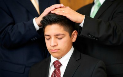 Should the stake and ward be mentioned when performing a Priesthood ordination?
