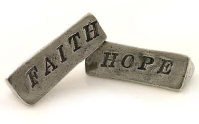 What is the difference between having faith and having hope?
