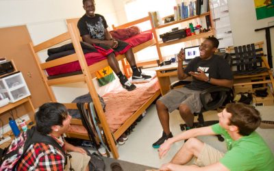 How can I be a good example to my younger roommates?