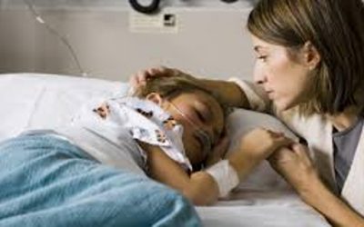 Can I use my husband’s priesthood to bless my child?