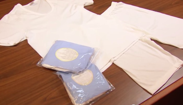 For what ceremony are long white underclothes used by men in the Mormon religion?