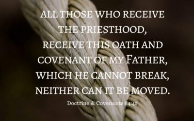 If an oath is a verbal declaration why didn’t I have to say anything when ordained to the Melchizedek Priesthood?