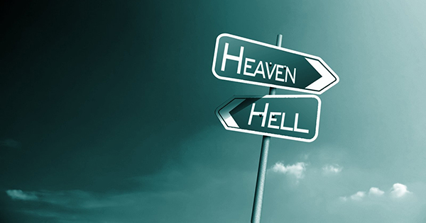 Does heaven and hell refer to paradise and spirit prison?