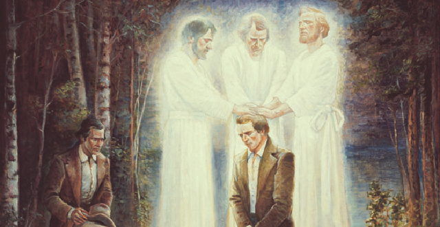How could Peter, James and John appear to Joseph Smith if no second coming of Christ?