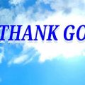 Clouds with "Thank God" Phrase | Is Saying Thank God Using His Name in Vain | Are You Questioning Is it Bad to Say Thank God?