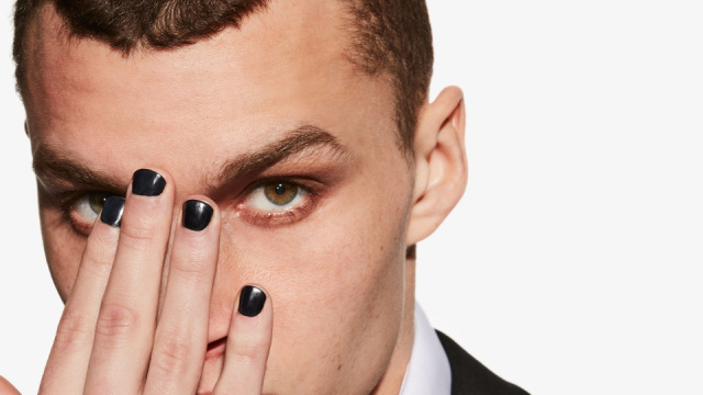 Should my son take off his black nail polish while passing the Sacrament?