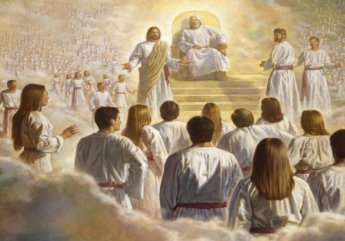 Where is it said that Satan is a spirit son of God?