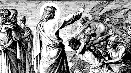 What happens to a person’s body who is possessed by an evil spirit?
