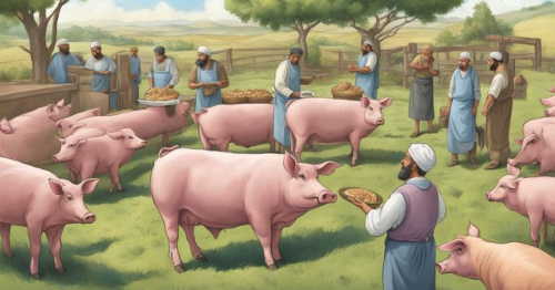 In Acts Chapter 15, was Jesus talking about pork consumption?