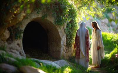 Why was Mary not allowed to touch Christ before he saw God?