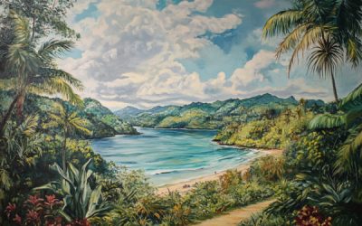 Where is the narrow neck of land described in Alma Chapter 21?