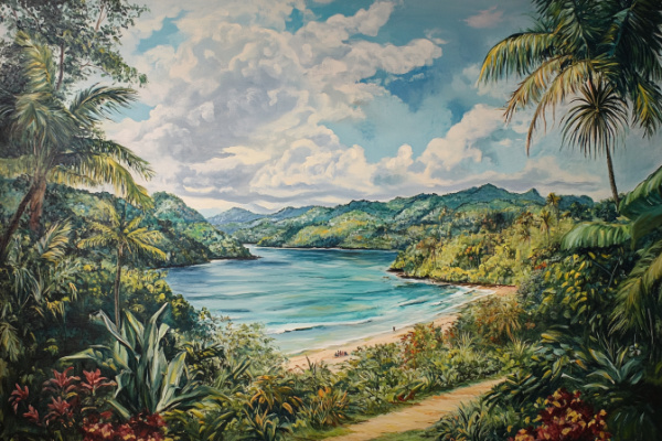 Where is the narrow neck of land described in Alma Chapter 21?