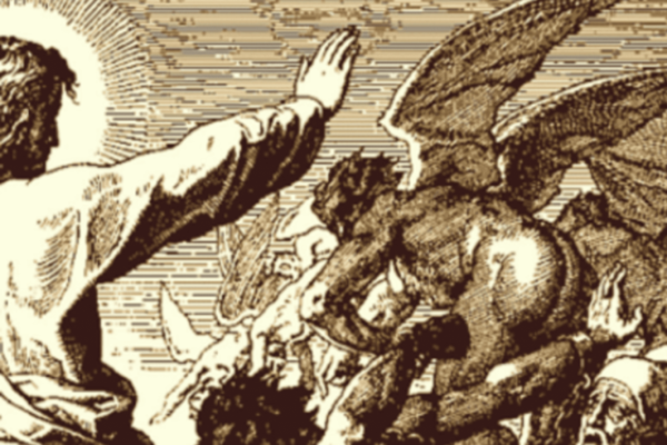 Is there a proper way to handle an individual possessed with evil spirits?