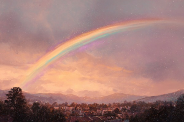 Does a year without rainbows mean Christ is coming the following year?