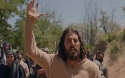 What does the arm raised to the square signify or mean?