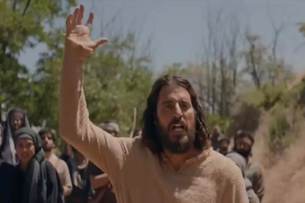 What does the arm raised to the square signify or mean?