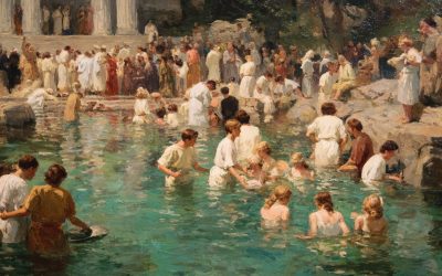 When did baptism among the Nephites begin?