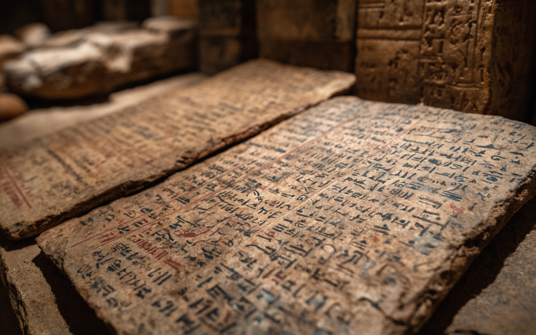 Where did the manuscript for the Bible come from?