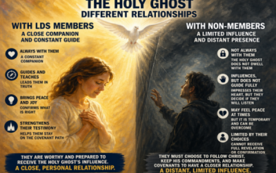 Is the Holy Ghost’s relationship between members and non-members different?
