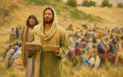 Was the feeding of the 5,000 a type of Sacrament?