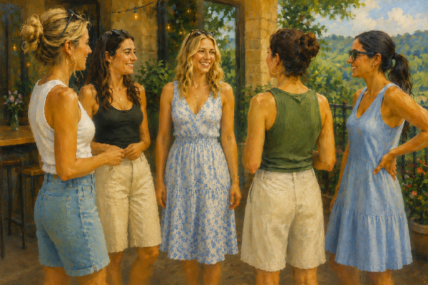 Is there a more relaxed look at modesty with change in garment styles?