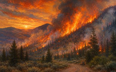 Do the wildfires happening today fulfill prophecy in Jacob 6?